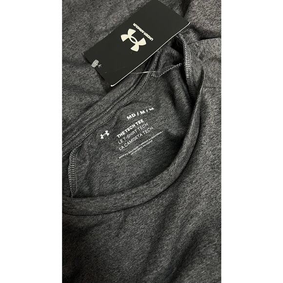 NWT! Under Armour Men's Tech 2.0 Short Sleeve T-Shirt Gray  Medium - Picture 4 of 5